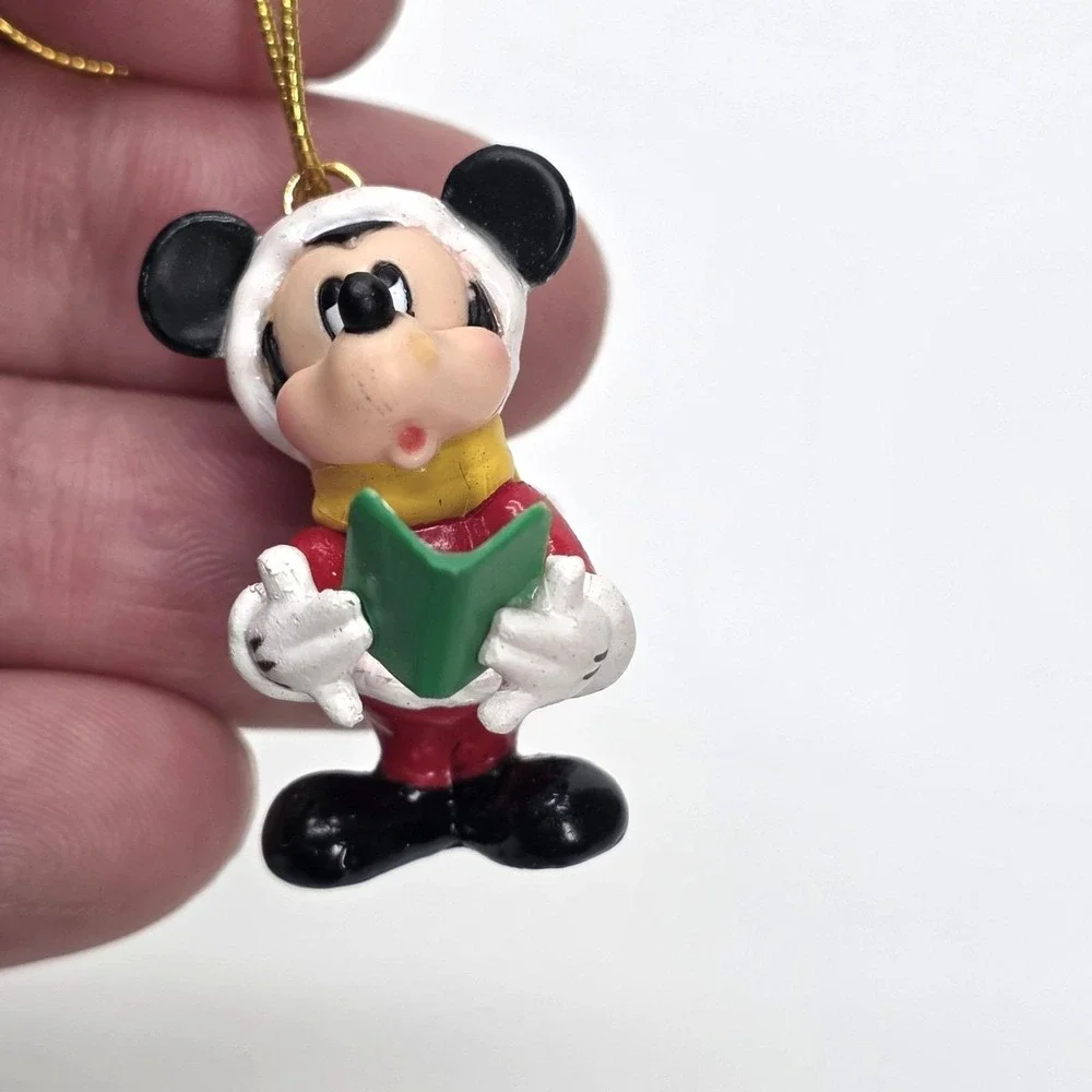 VTG 1995 Ornaments Mini Pepe Le Pew Porky Pig Bugs Bunny Mickey Mouse Elmer Fudd